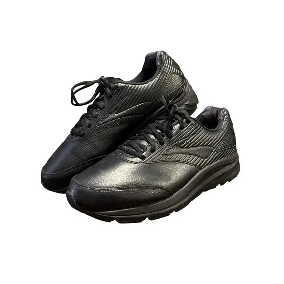 Brooks Women's Addiction Walker 2 10.5 D Black Casual Shoes Sneakers 1203071D072 - Picture 1 of 9